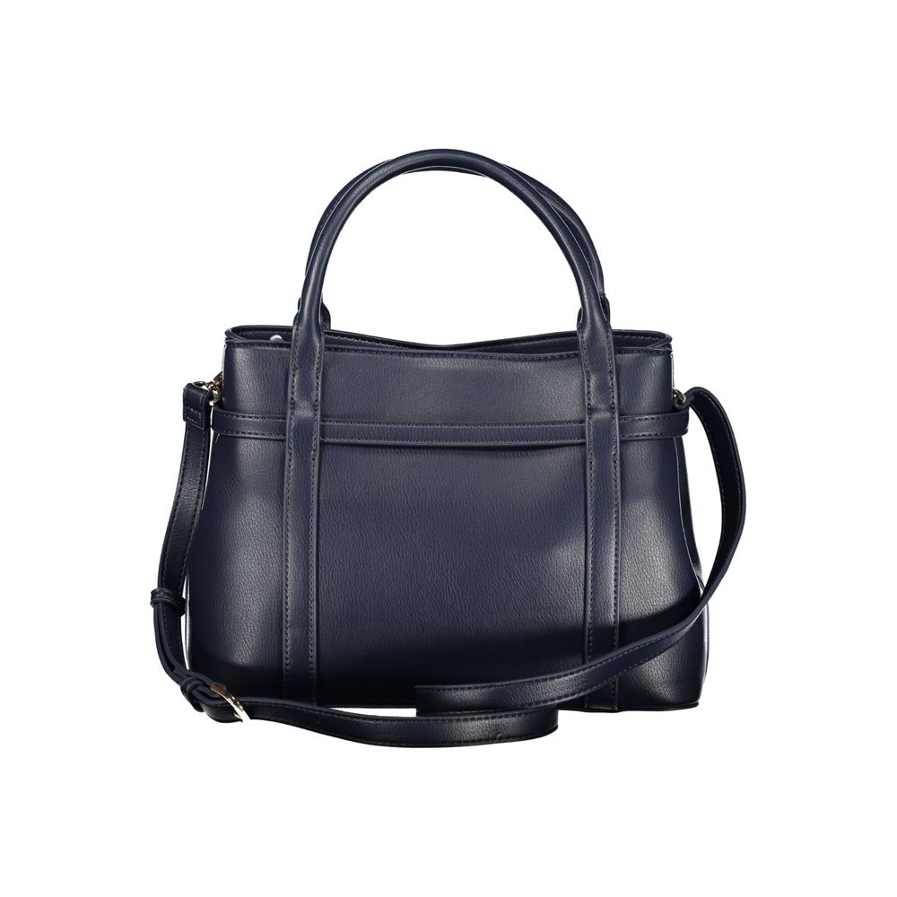 Mario Valentino Blu Polyurethane Woman Handbag