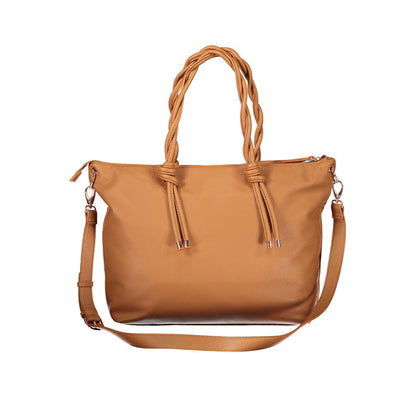 Mario Valentino Brown Polyurethane Women's Bag