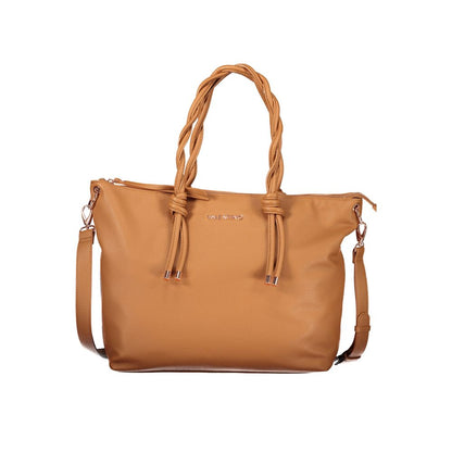 Mario Valentino Brown Polyurethane Women's Bag