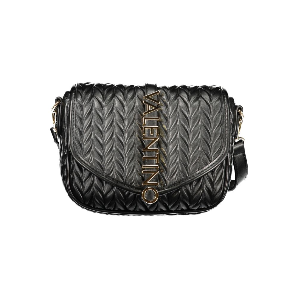 Mario Valentino Nero Poliuretano Woman Shoulder Bag