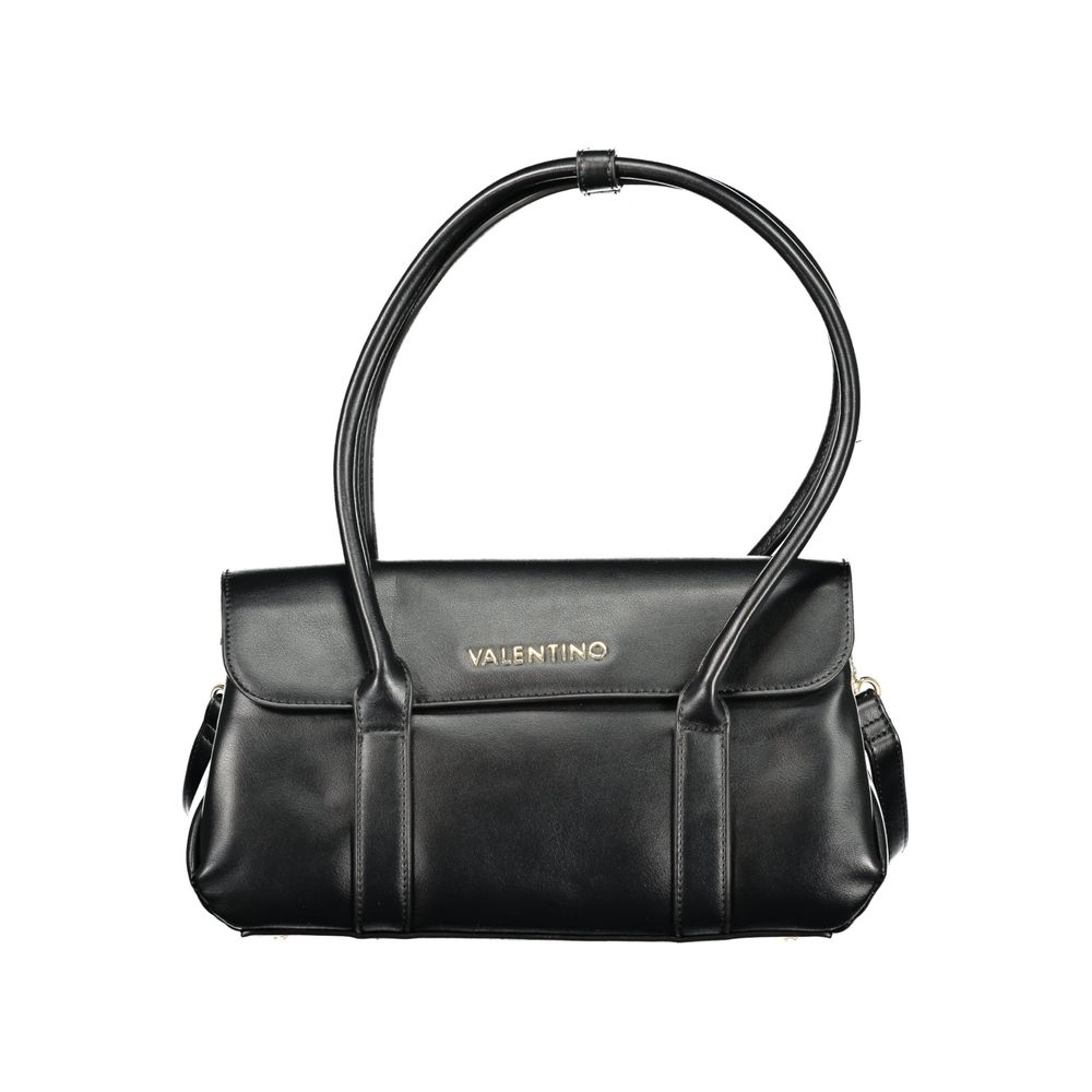 Mario Valentino Nero Poliuretano Woman Shoulder Bag
