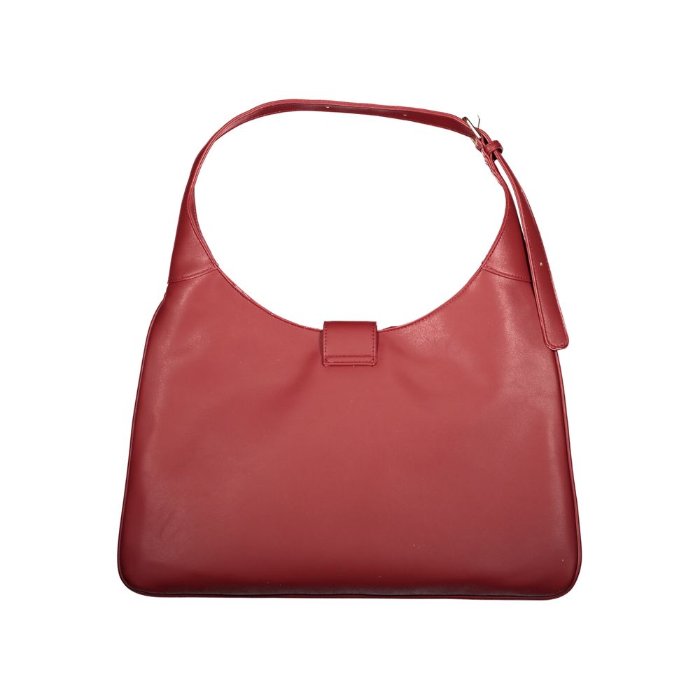 Mario Valentino Red Polyethylene Women Handbag