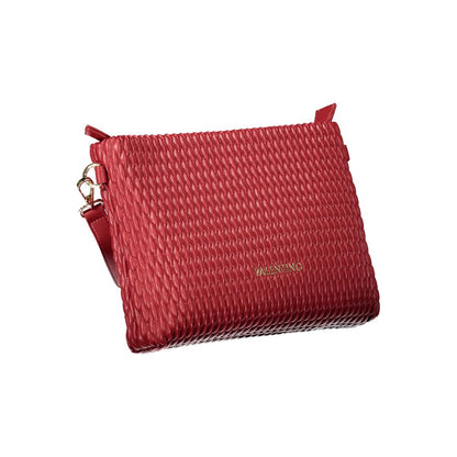Mario Valentino Red Polyurethane Women's Clutch Bag