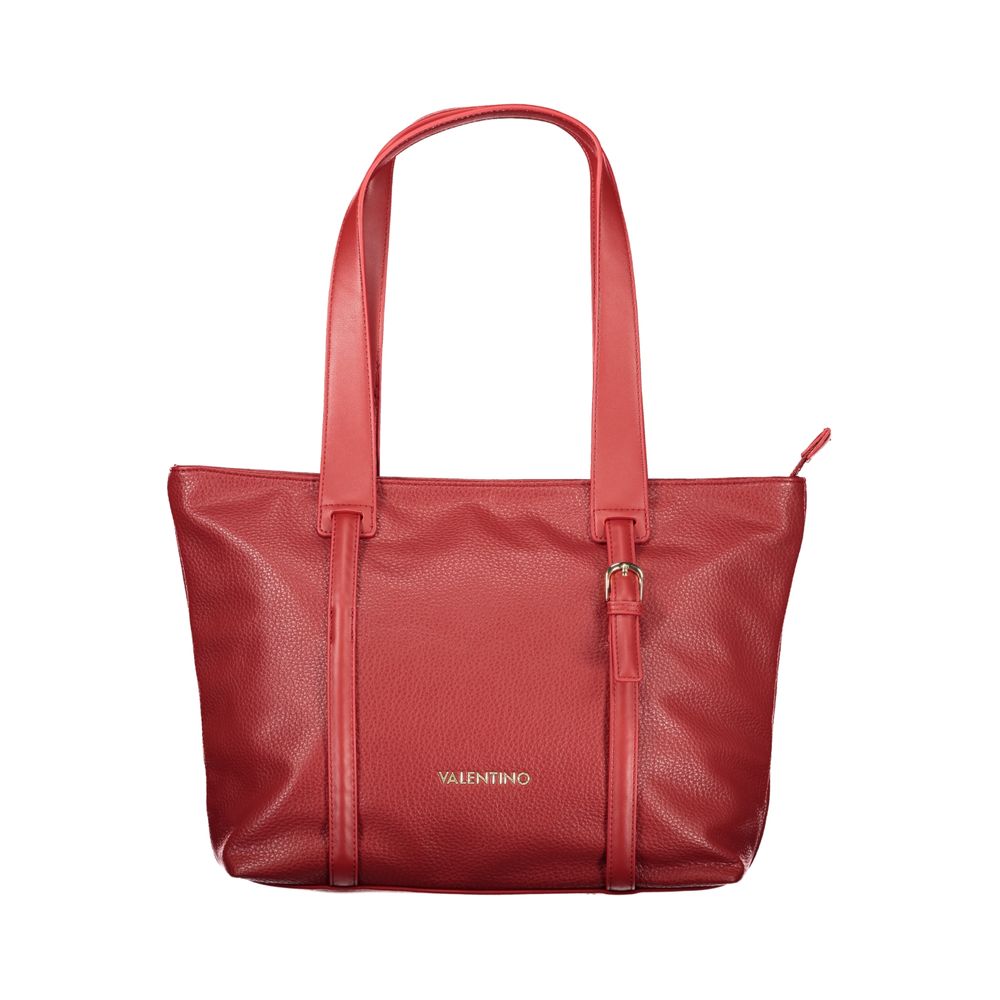 Mario Valentino Rosso Polyurethane Woman Shoulder Bag