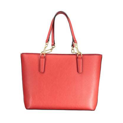 Mario Valentino Rosso Polyurethane Women's Bag