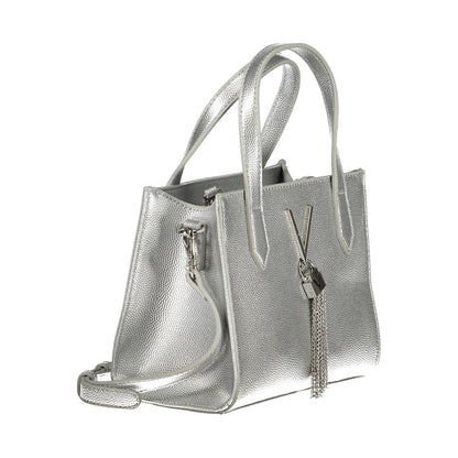 Mario Valentino Silver Polyurethane Women's Handbag