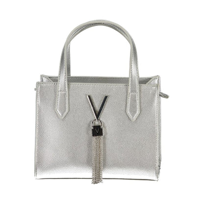 Mario Valentino Silver Polyurethane Women's Handbag