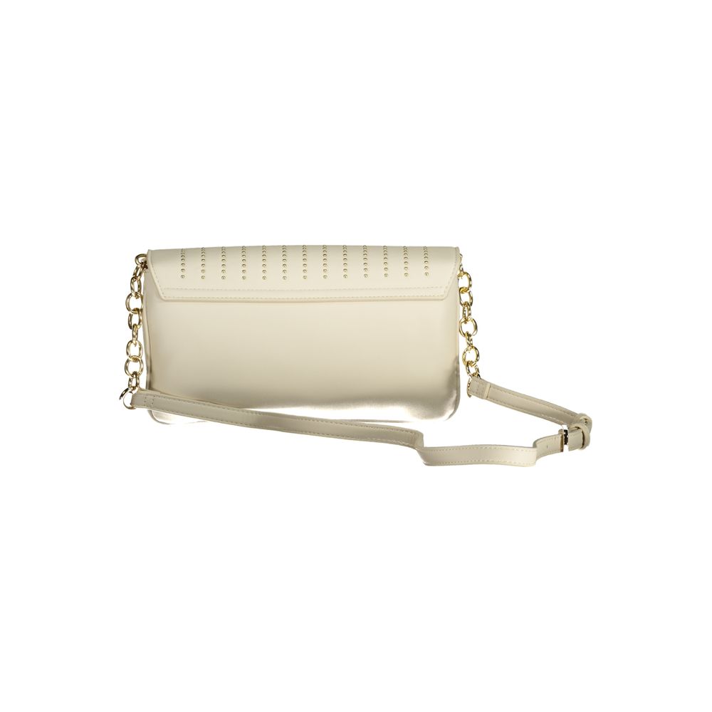 Mario Valentino White Polyurethane Women's Shoulder Bag