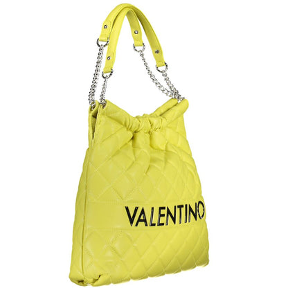 Mario Valentino Yellow Polyethylene Handbag