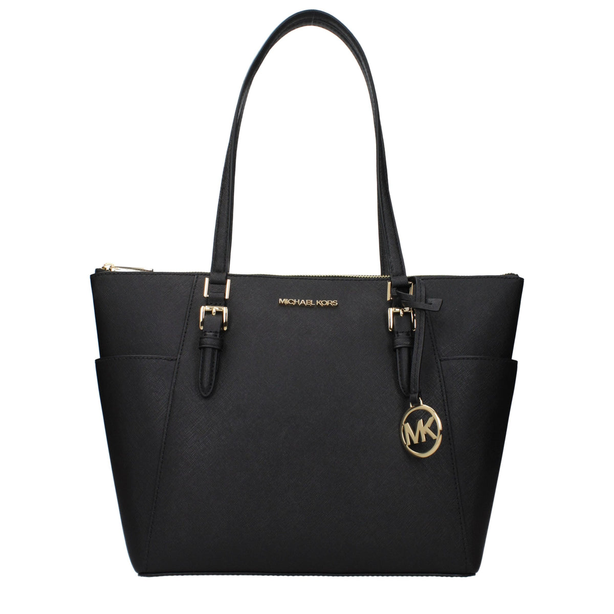 Michael Kors Black Leather Shoulder Bag