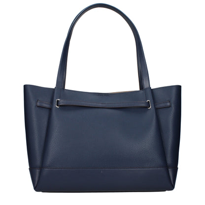 Michael Kors Blue Leather Shoulder Bag