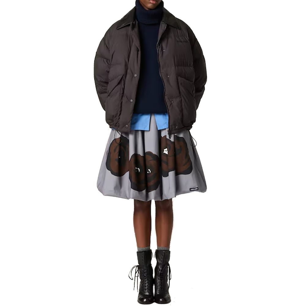 Miu Miu Blue Cashmere Turtleneck