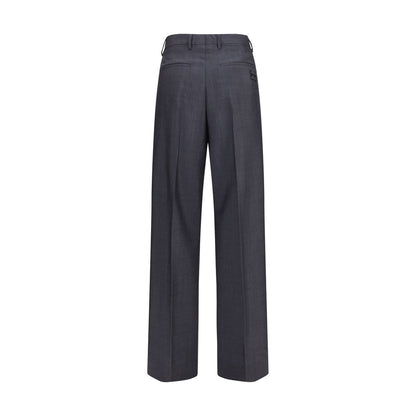 Miu Miu Gray Wool Oves Aries Dress Pants
