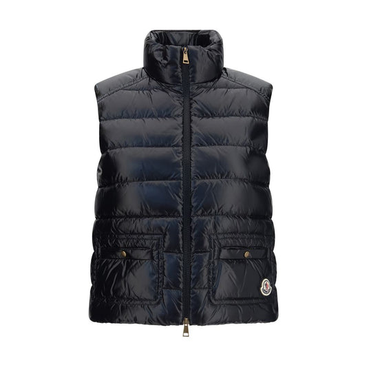 Moncler Black Polyamide Sleeveless Jacket