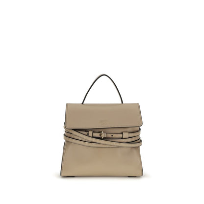Moschino Beige Goatskin Shoulder Bag