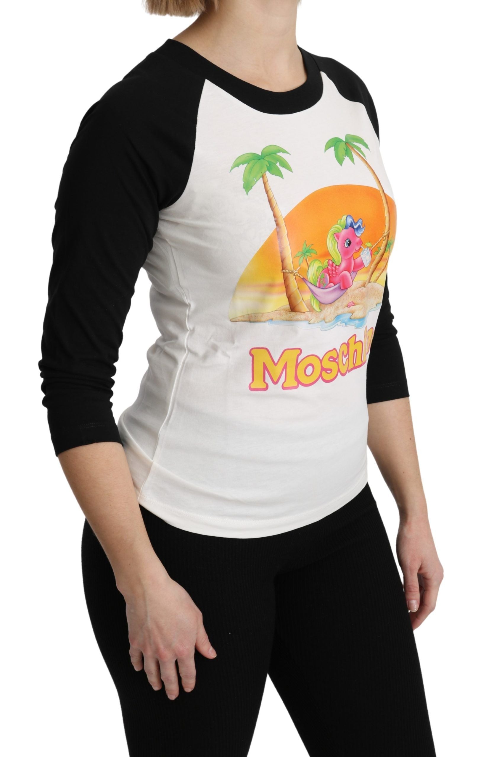 Moschino Bomuld T-shirt-Modeoutlet