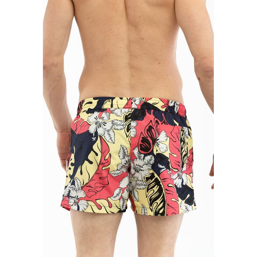 Moschino Multicolor Polyester Swim Shorts