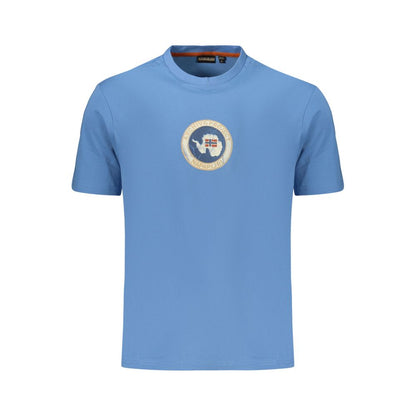 Napapijri Azzurro Cotton Men's T-Shirt