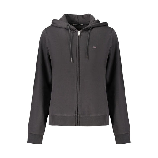 Napapijri Black Cotton Sweatshirt