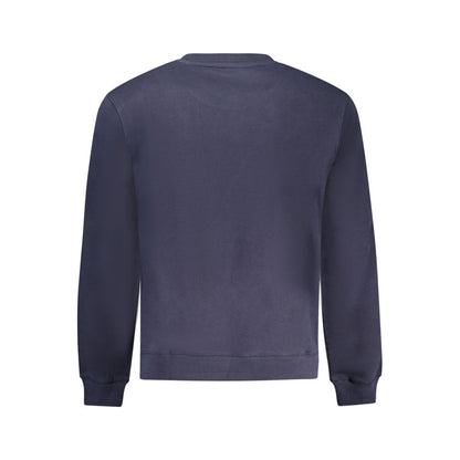 Napapijri Blue Cotton Men Sweatshirt