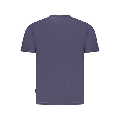 Napapijri Blue Cotton Men T-Shirt