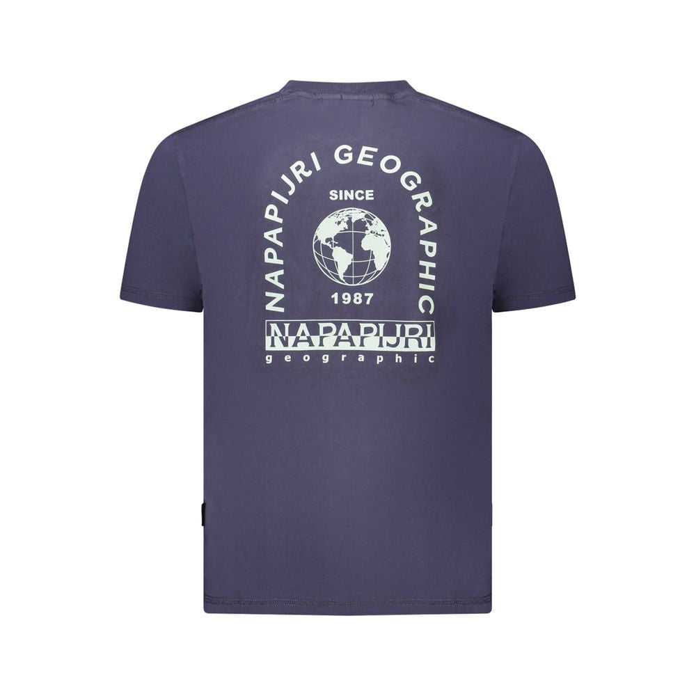 Napapijri Blue Cotton Men's T-Shirt