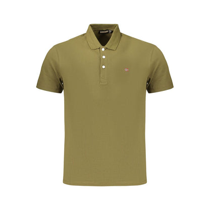 Napapijri Green Cotton Men's Polo Shirt