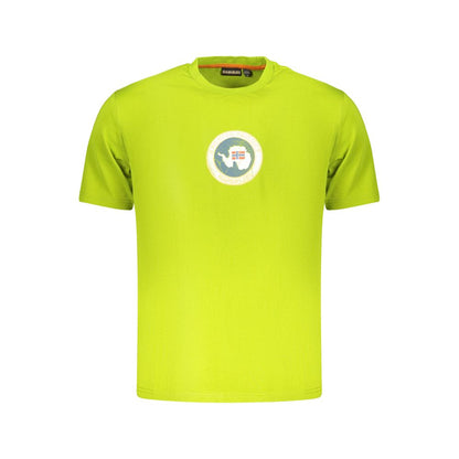 Napapijri Green Cotton Men's T-Shirt