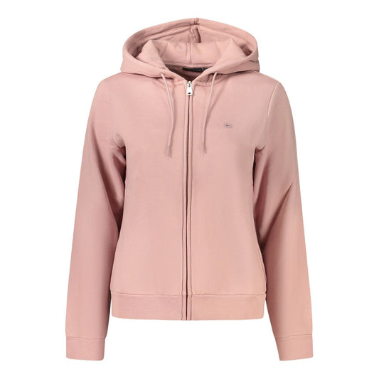 Napapijri Pink Cotton Women's Sweatshirt