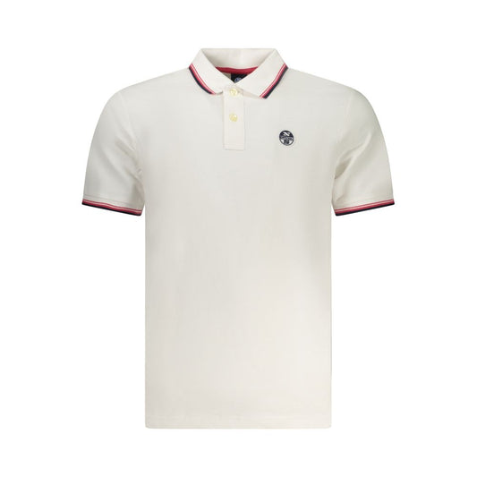 North Sails Bianco Cotton Men Polo
