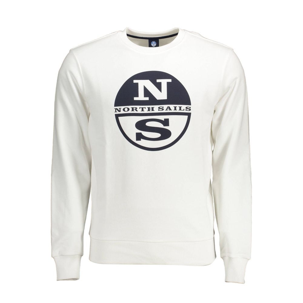North Sails Bianco Cotton Men's Sweatshirt