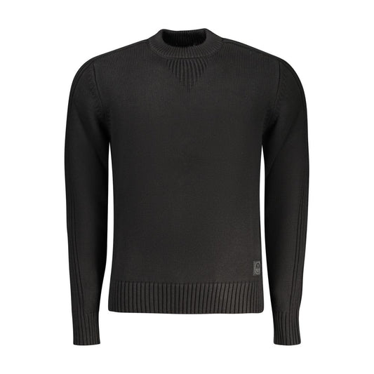 North Sails Black Cotton Men Sweater