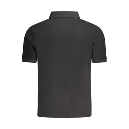 North Sails Black Cotton Men's Polo Shirt