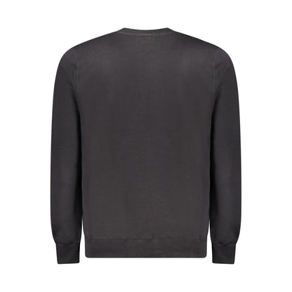 North Sails Black Cotton Men's Sweatshirt