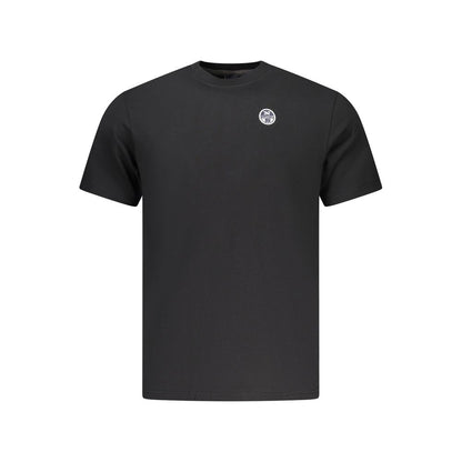 North Sails Black Cotton Men's T-Shirt