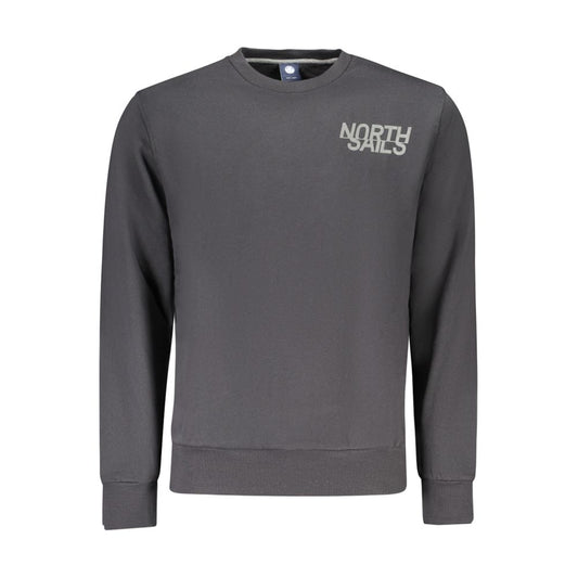 North Sails Black Cotton Sweatshirt