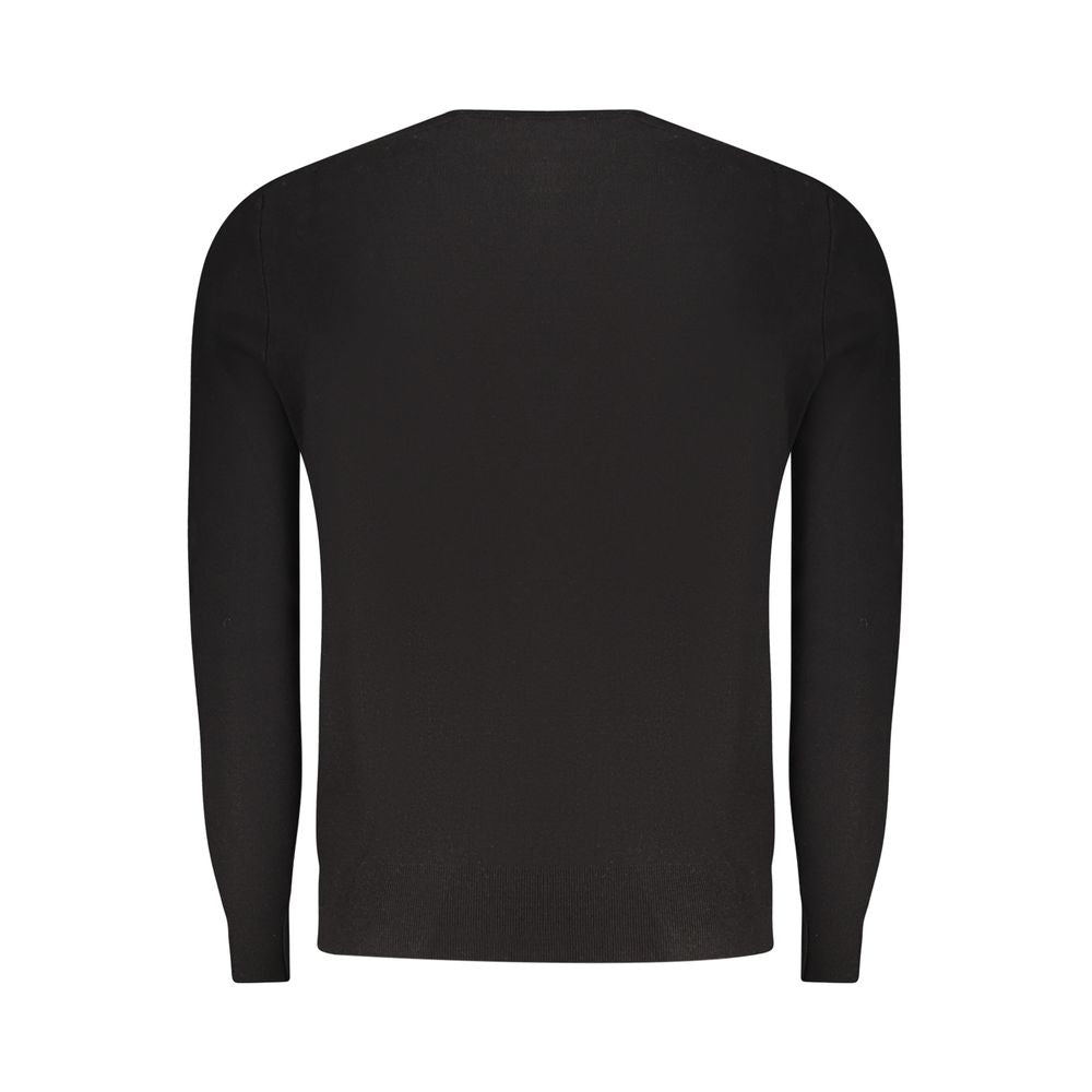 North Sails Black Viscosa Men Sweater