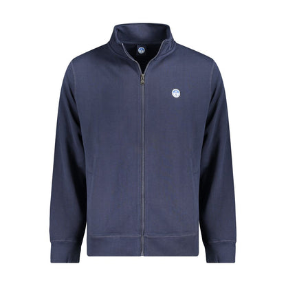 North Sails Blue Cotton Male Sweatshirt