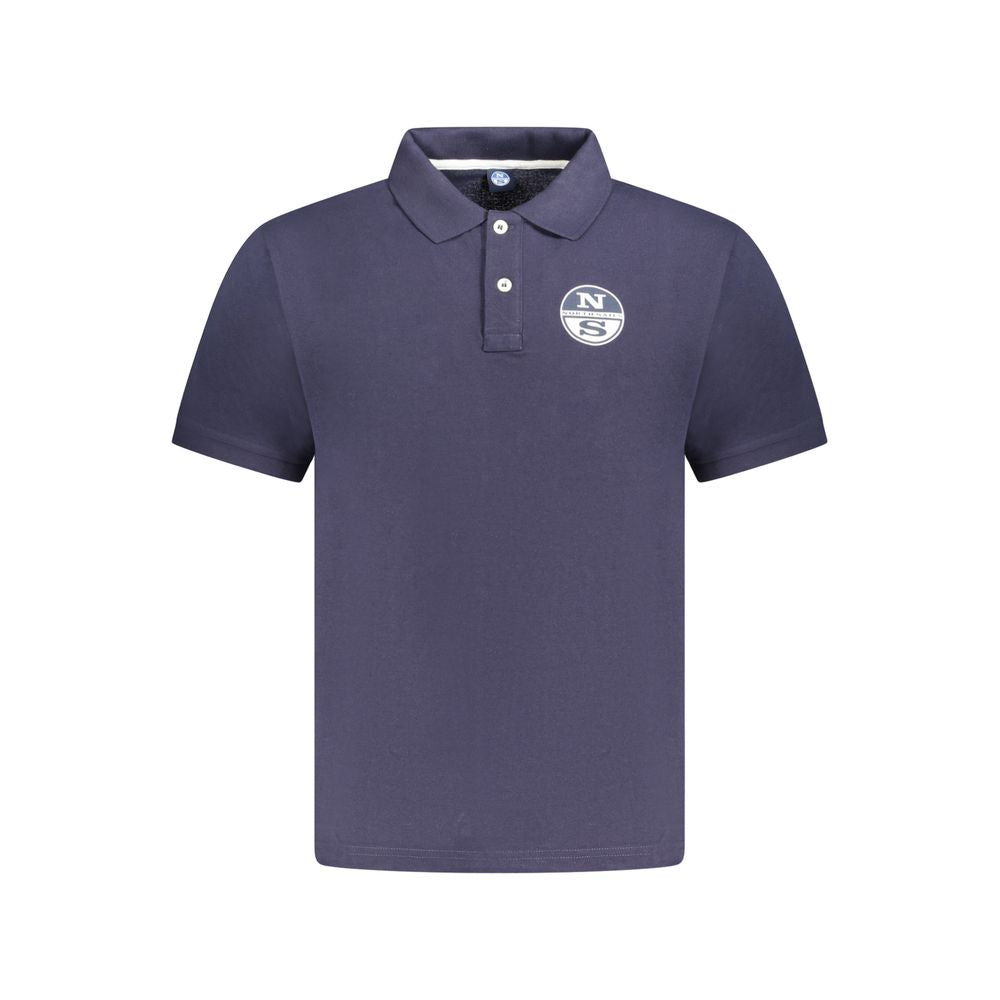 North Sails Blue Cotton Men Polo