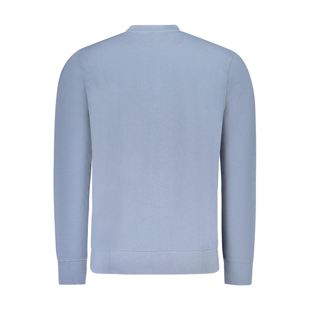 North Sails Blue Cotton Men Sweatshirt