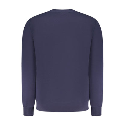 North Sails Blue Cotton Men Sweatshirt