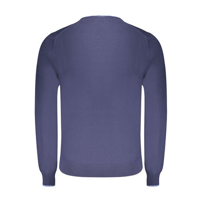 North Sails Blue Cotton Men's Sweater