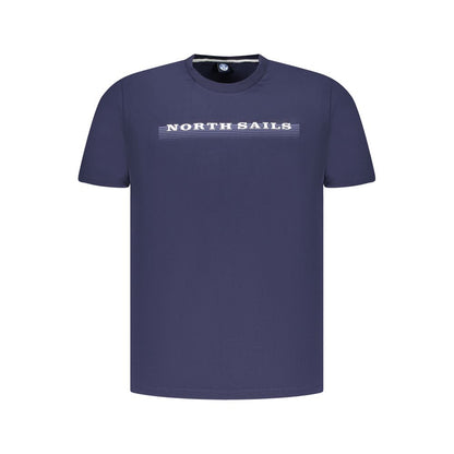 North Sails Blue Cotton Men's T-Shirt