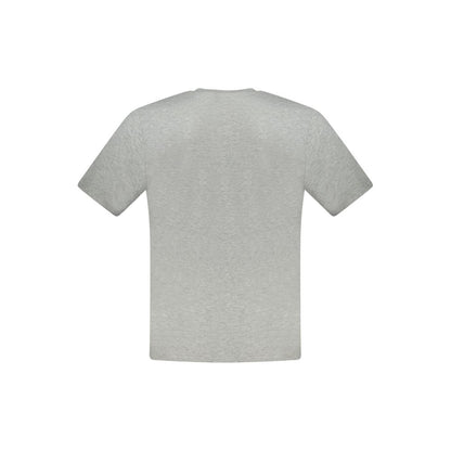 North Sails Gray Cotton Men T-Shirt