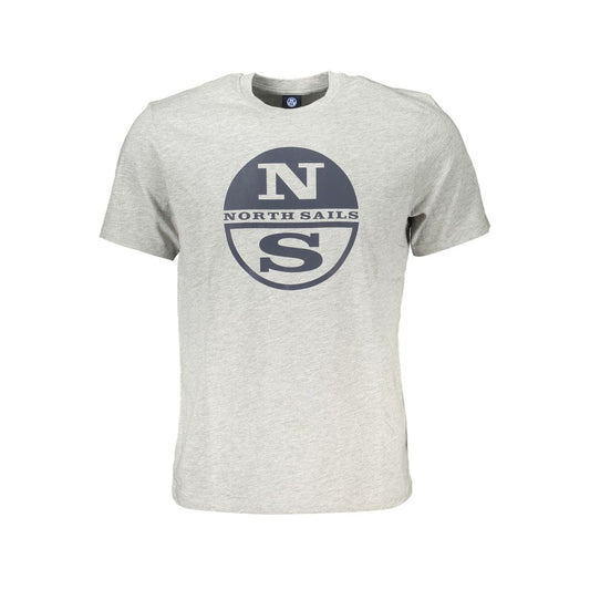 North Sails Grigio Cotton Men's T-Shirt