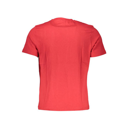 North Sails Red Cotton Men T-Shirt