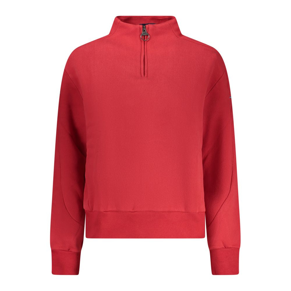 North Sails Red Cotton Women Sweatshirt