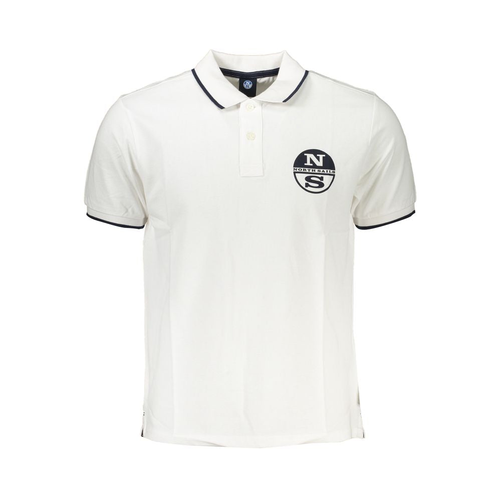 North Sails White Cotton Men's Polo Shirt
