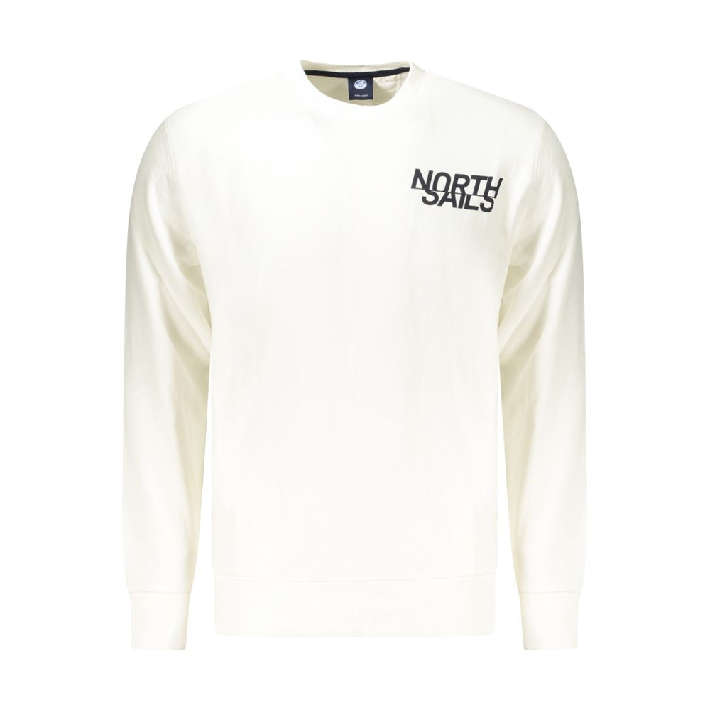 North Sails White Cotton Men's Sweatshirt