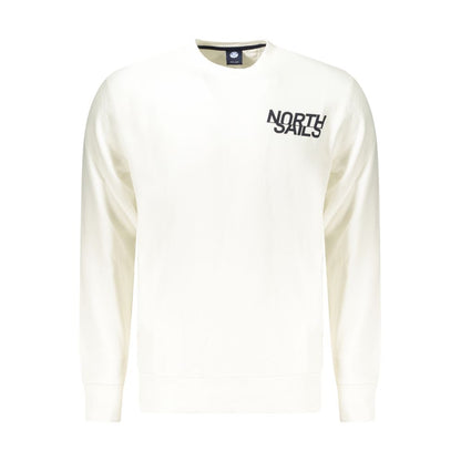 North Sails White Cotton Men's Sweatshirt
